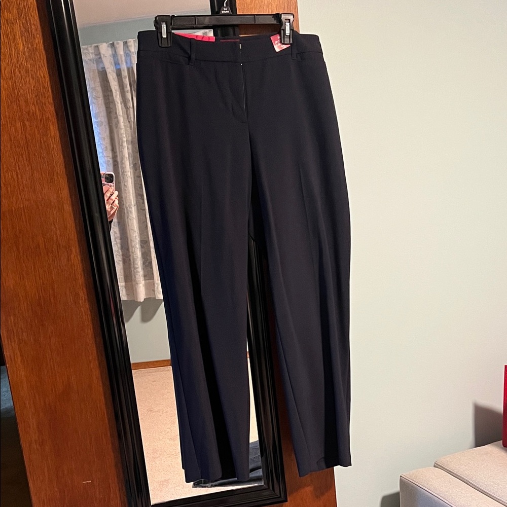 212 Collection Navy Women's Straight Leg Pants